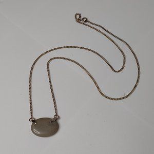Vintage Stone Pendant Necklace 24.75 Inches Long